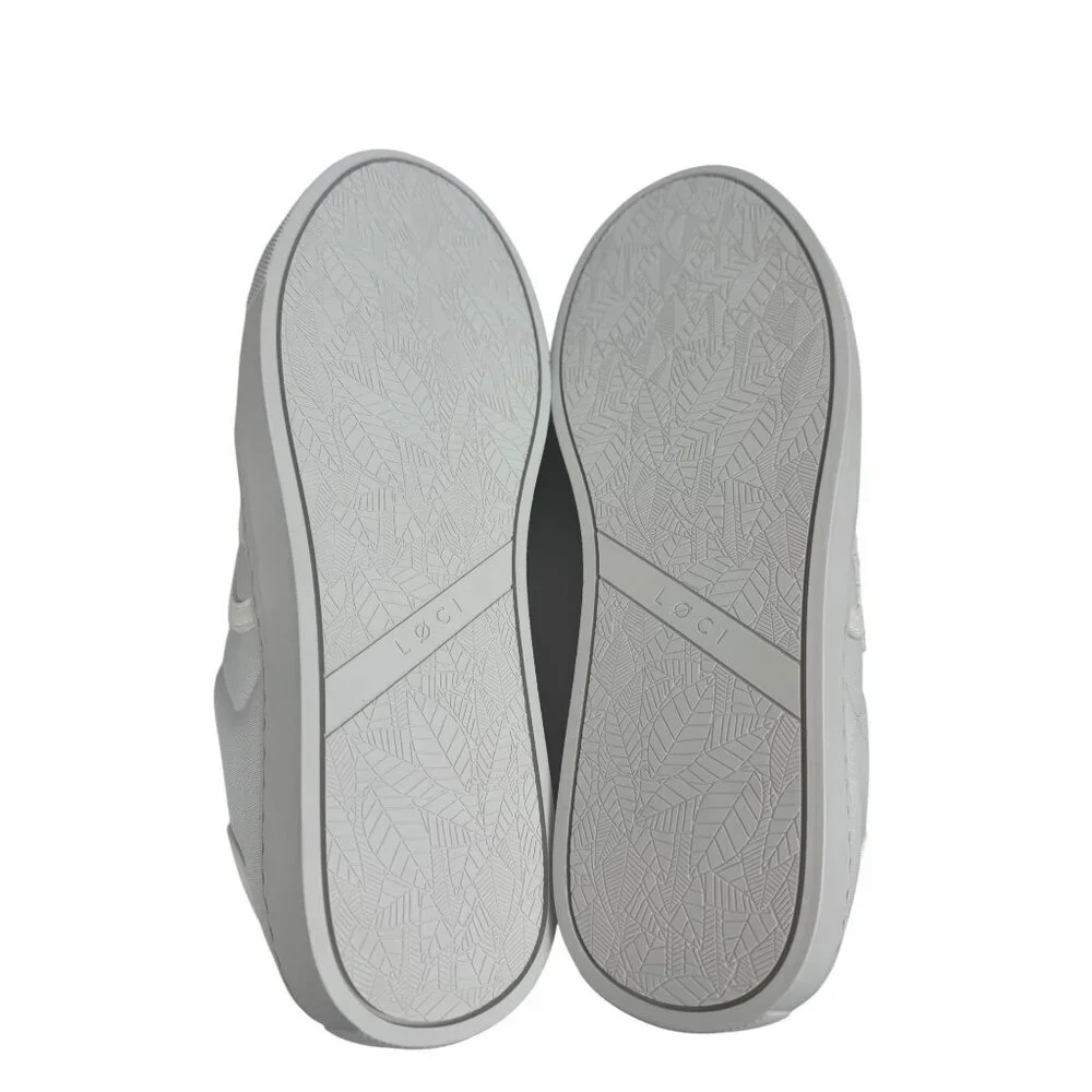 Loci NEW Nine White Sneakers Unisex EU 43 (Men's 10/Women's 11) Designer Court